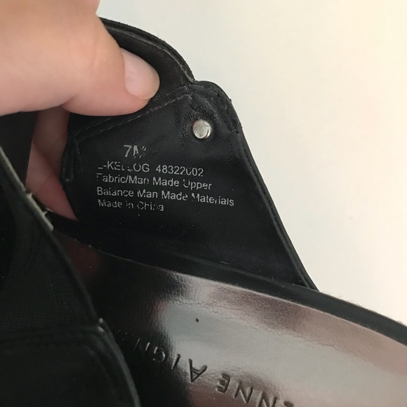 Black strap wedges - Picture 4 of 6